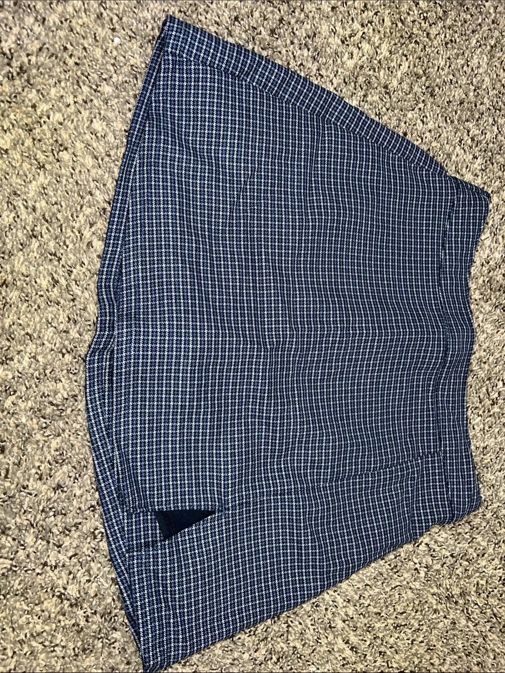 Women’s Blue Check Performance Skirt